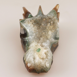Drakenskull agaat geode - ongeveer 16 cm