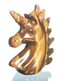 Eenhoorn van tijgeroog (ongeveer 5 cm)