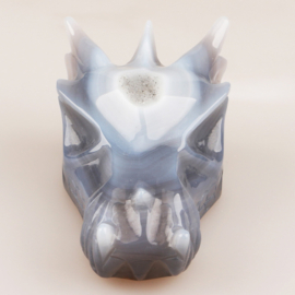 Drakenskull agaat geode - ongeveer 10,5 cm