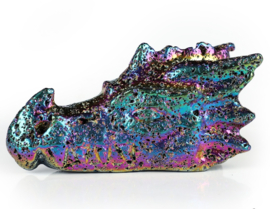Feniksdraak aura lava steen bijna 10 cm