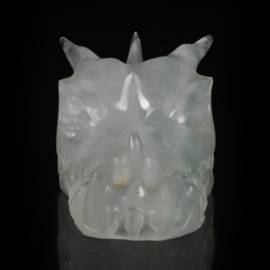 Dragon Skull of green fluorite (7,5 cm)