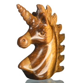 Eenhoorn van tijgeroog (ongeveer 5 cm)