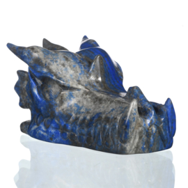 Draken skull lapis lazuli 7,7 cm