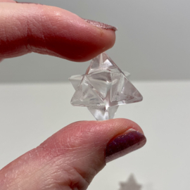 Merkaba Bergkristal (ongeveer 1,5 cm)