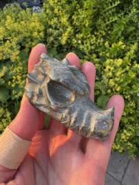 Draken skull pyriet ongeveer 7,5 cm - 7