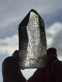 Smokey Heart Lemurian met etsen en coderingen 1