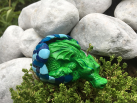 Hatched green dragon