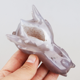 Drakenskull agaat geode - ongeveer 10 cm