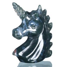 Eenhoorn van mosagaat (ongeveer ruim 5,3 cm)