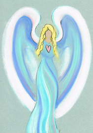 Intuitive angel drawing