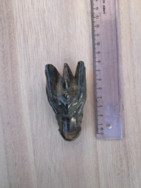 Draken skull pyriet ongeveer 7,5 cm - 3