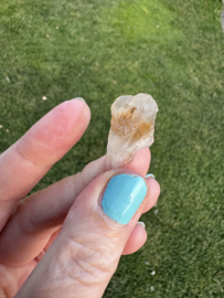 Golden Amethist Feather Sceptertjes
