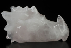 Feniksdraak  rozenkwarts bijna 10 cm