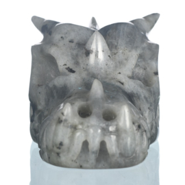 Draken skull labradoriet ongeveer 7, 5 cm