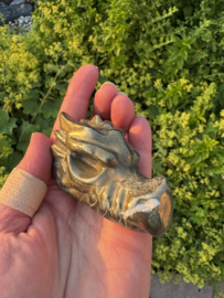 Draken skull pyriet ongeveer 7,5 cm - 2