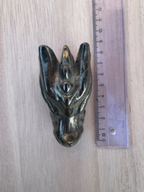 Draken skull pyriet ongeveer 7,5 cm - 1