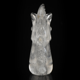 Eenhoorn van bergkristal (ongeveer 5 cm)