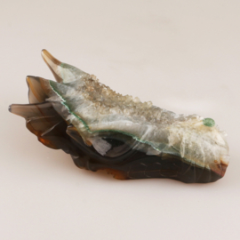 Drakenskull agaat geode - ongeveer 16 cm