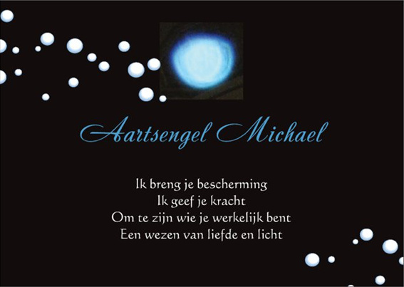Postkaart Orb aartsengel Michael