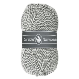 Durable Norwool plus blauw grijs melee M235