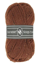 Durable Soqs tweed Bombay Brown 417