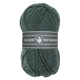 Durable Norwool plus blauw grijs melee M235