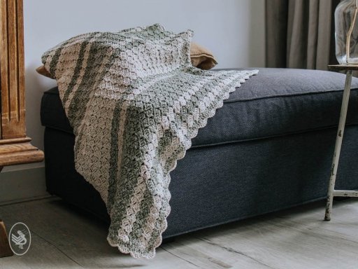 Haakpakket Cosy stripes deken