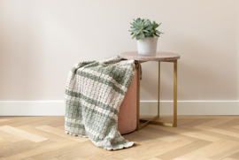 Gestreept dekentje Durable Cosy fine Faded