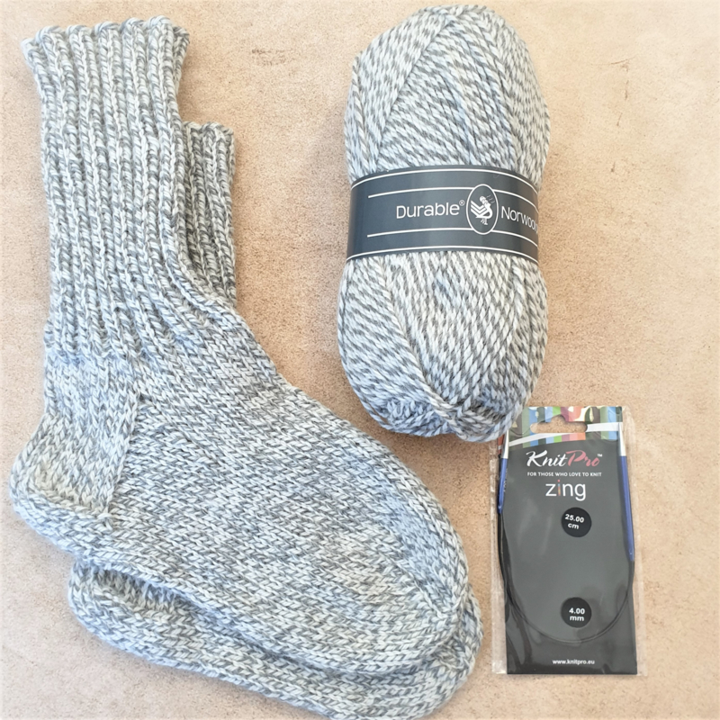 binnenkort iets teleurstellen Breipakket Noorse sokken breien | Creastudio Juf wolle