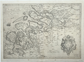 Map of Zeeland.