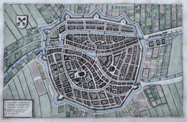 Stadsplattegrond Leiden.