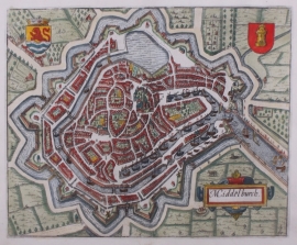 Plattegrond Middelburg.