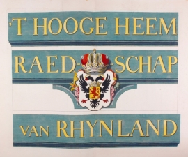 Polderkaart Rijnland.