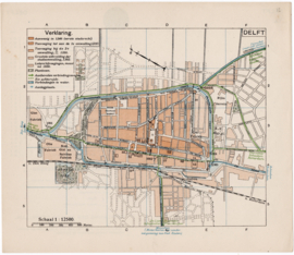 Plattegrond Delft