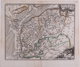 Kaart Friesland.