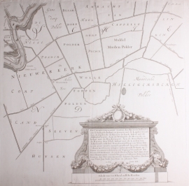 Map of South Holland.