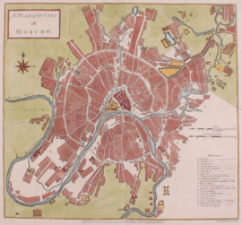 Plattegrond Moskou