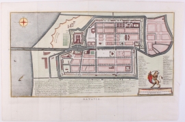 Plattegrond Batavia.