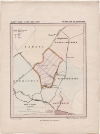 Gemeente kaartje Schiebroek.