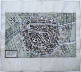 Stadsplattegrond Leiden.