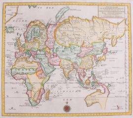 Wereldkaart (Oostelijke deel).