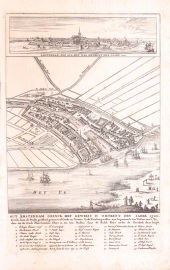 Town plan of Amsterdam.