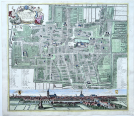 Town plan of The Hague.