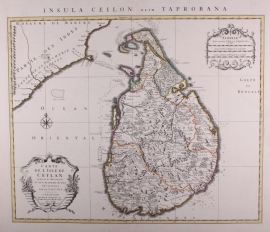 Kaart Ceylon