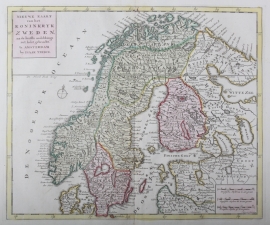 Map of Scandinavia.