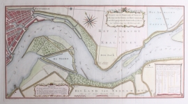 Town plan of Rotterdam.