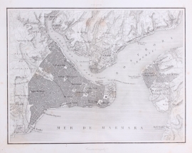Plattegrond Istanbul.