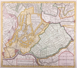 Map of South Holland.