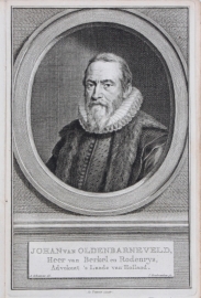 Portrait of Johan van Oldebarneveld.