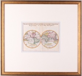 Framing category B (Gold colored framing with a double passe partout).